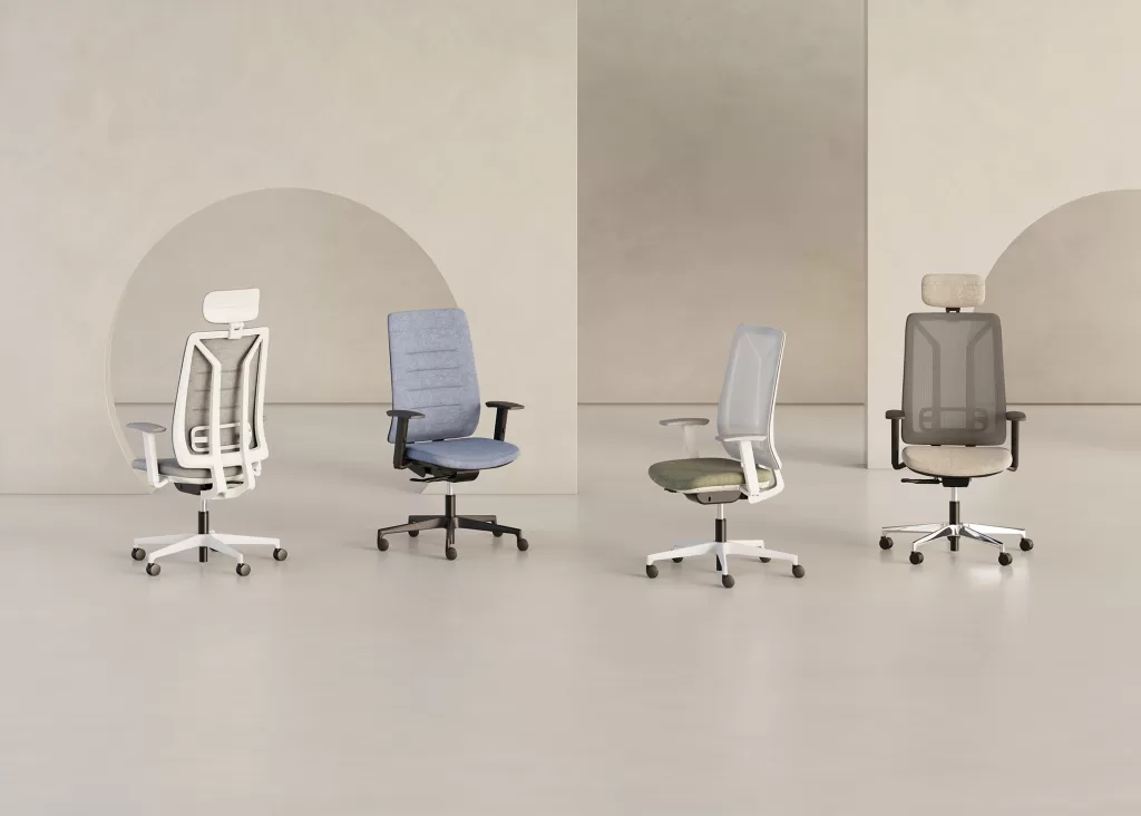 Produtividade e conforto com a cadeira de escritório ergonómica VERTA.